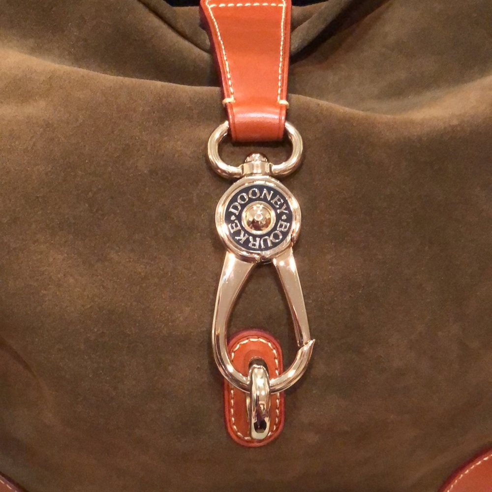 Dooney & Bourke Olive and Tan Hobo Bag Set - Picture 14 of 16